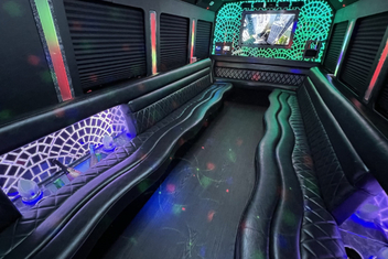 Chattanooga Limo Bus Interior