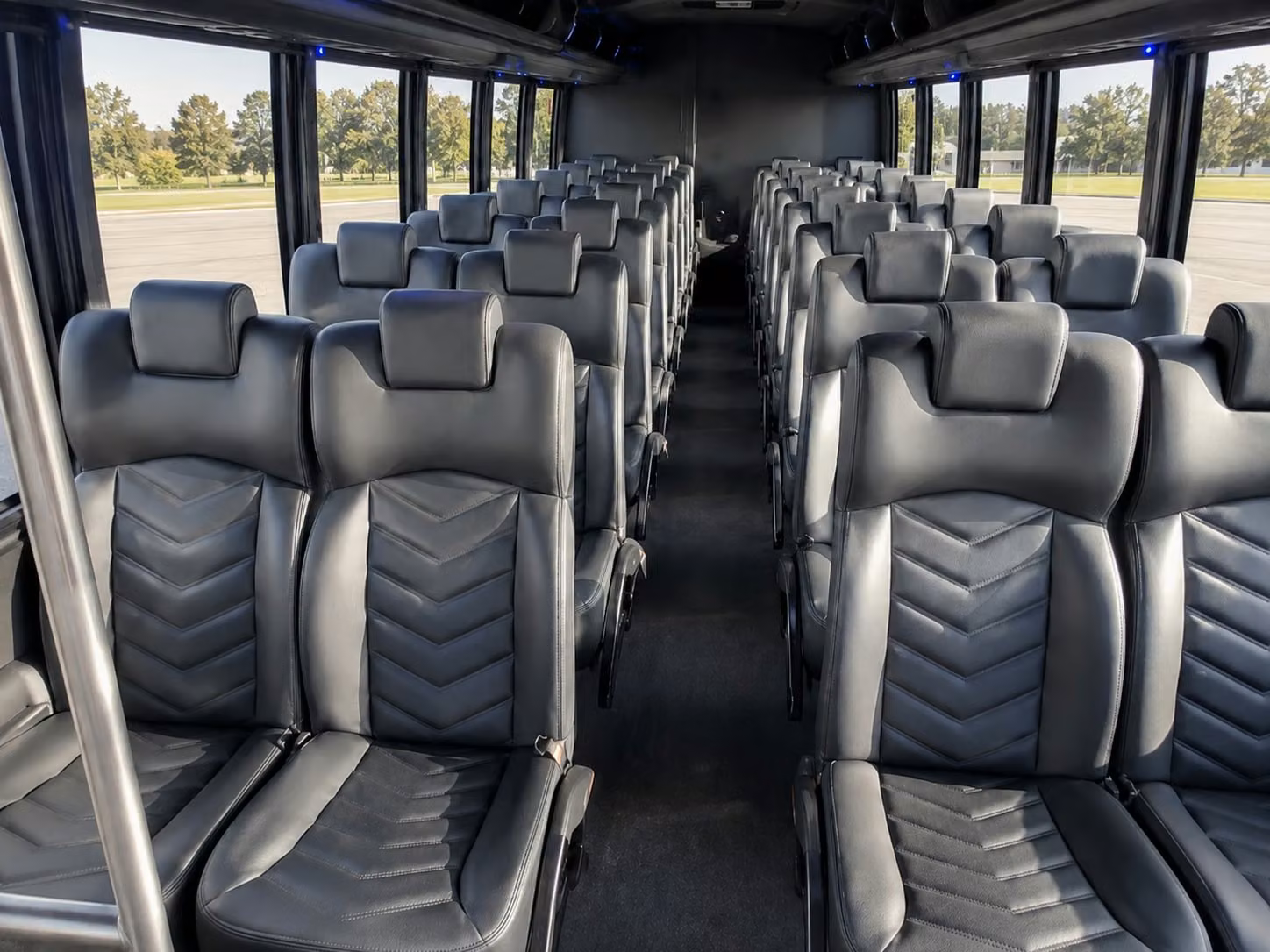 15 passenger minibus inside