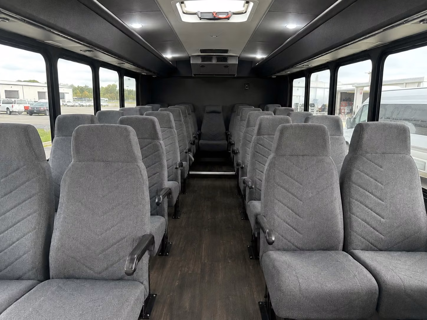 18 passenger minibus interior