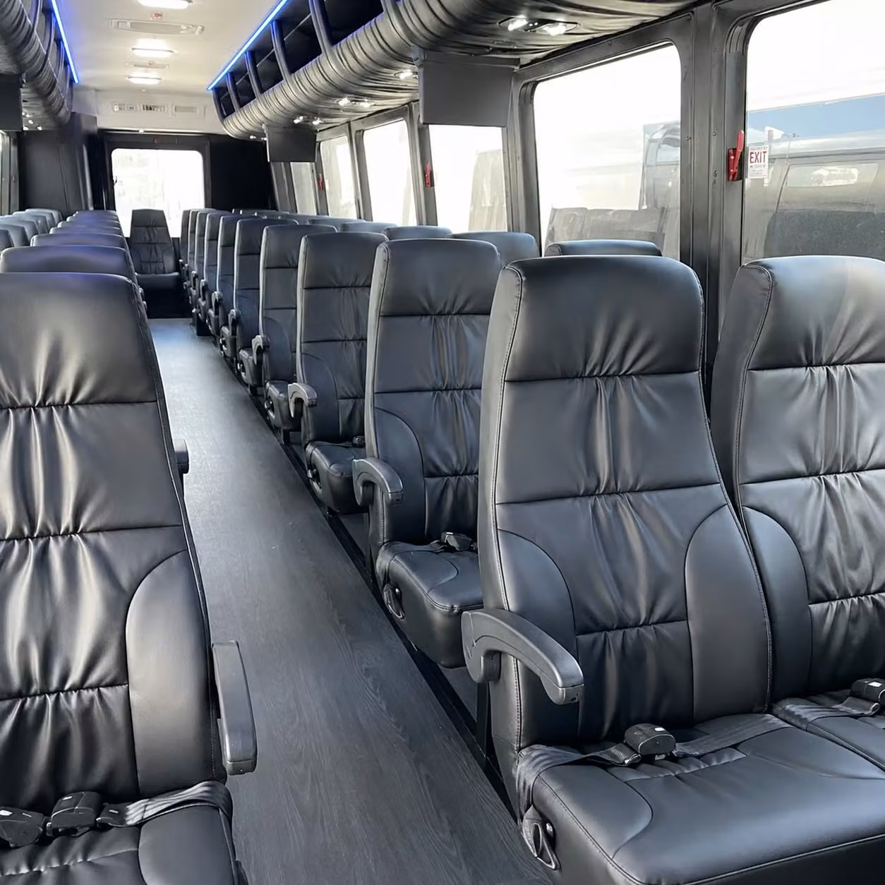 30 passenger minibus interior