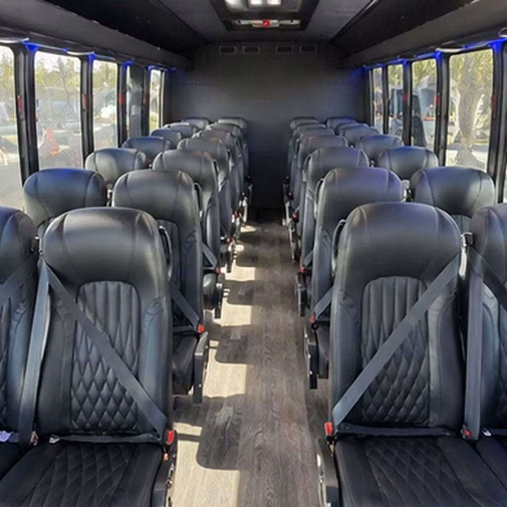 35 passenger minibus inside