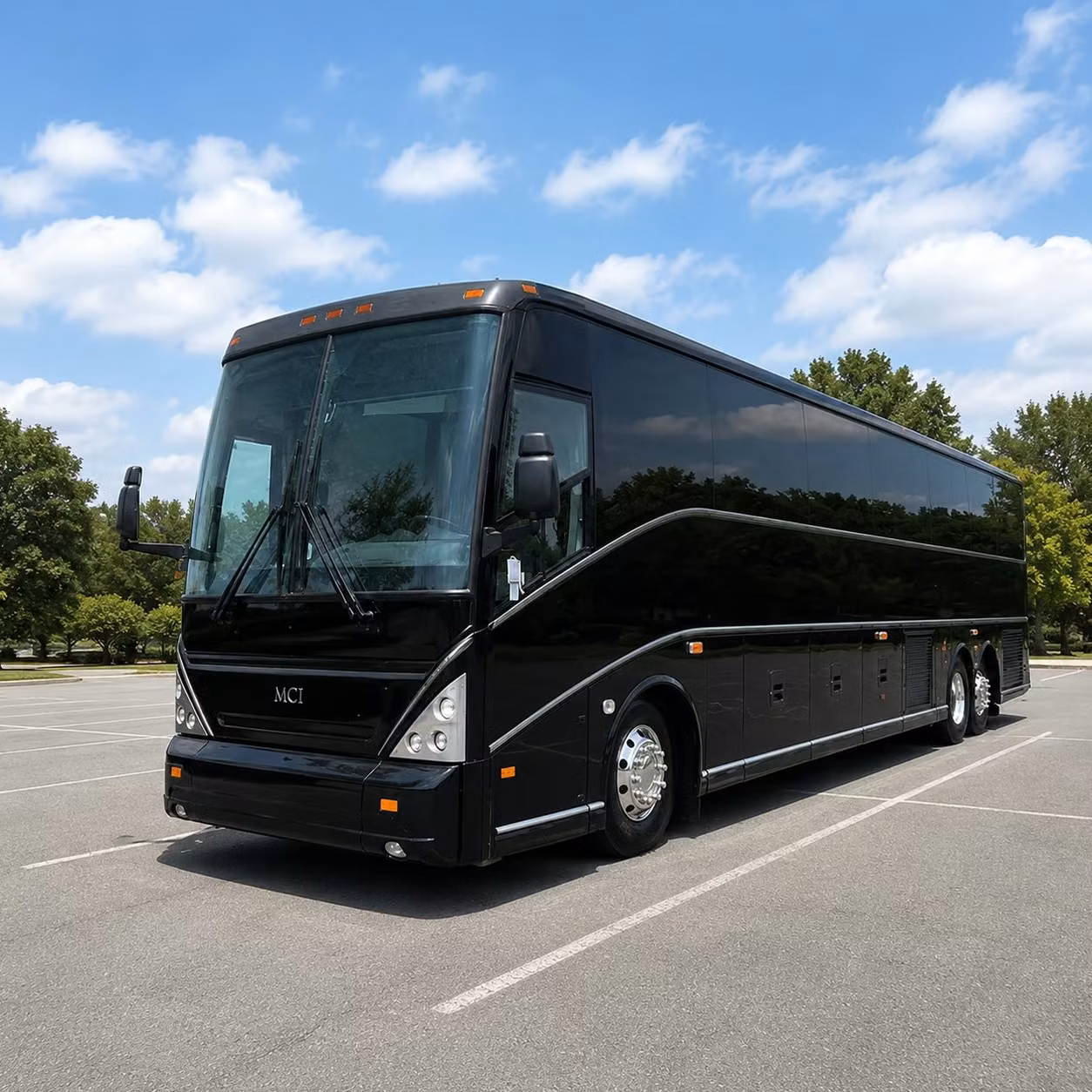 chattanooga charter bus rental exterior